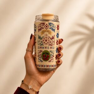 ماگ اسمگ کرم سلطنتی طرحدار 420ML